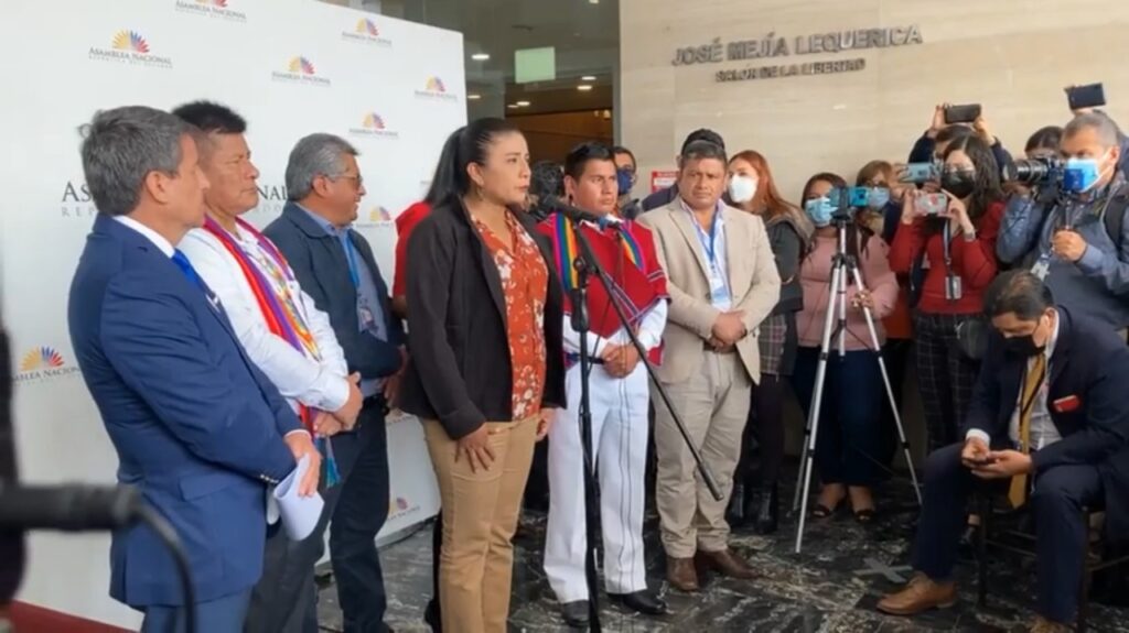 Rueda de prensa Pachakutik