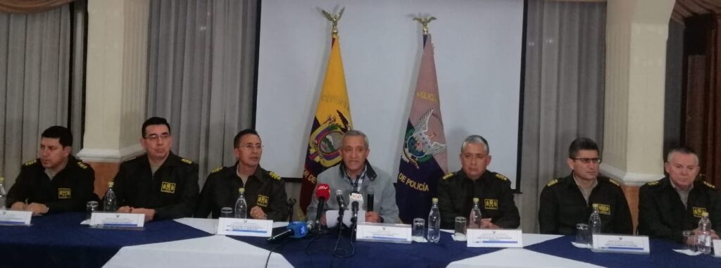 Rueda de prensa | Escuela Superior de la Policía Nacional. Quito