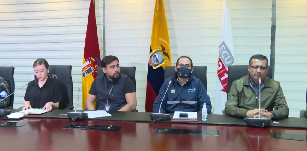 Rueda de prensa, situación en el CPL Azuay N° 1, El Turi