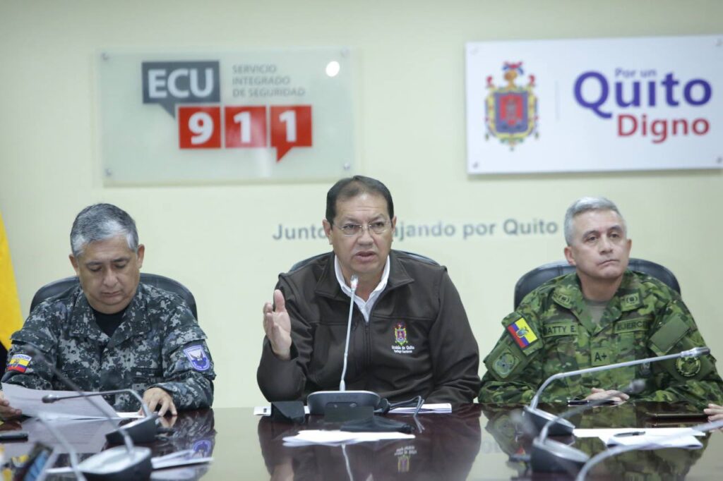 Rueda de prensa Municipio de Quito