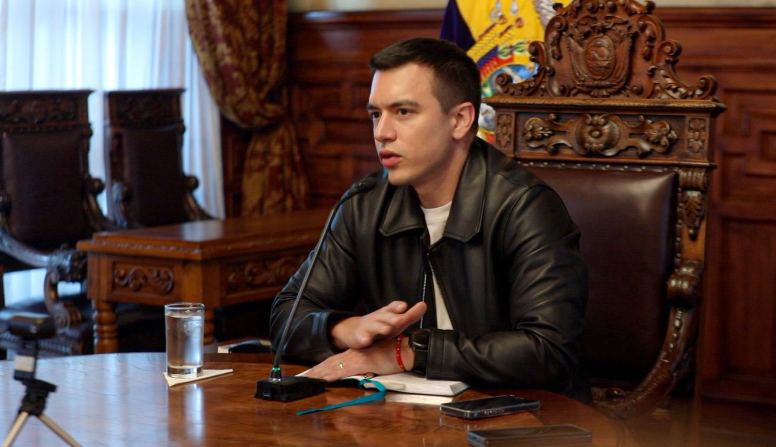 Inversión y seguridad marcan agenda de Noboa en Suiza y Bélgica