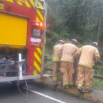 Cinco personas resultan heridas en siniestro de tránsito en la avenida Mariscal Sucre