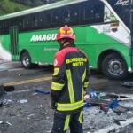 Cinco personas resultan heridas en siniestro de tránsito en la avenida Mariscal Sucre