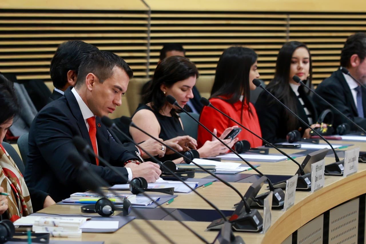 Noboa viajará a Panamá del 27 al 28 de enero para Foro Económico