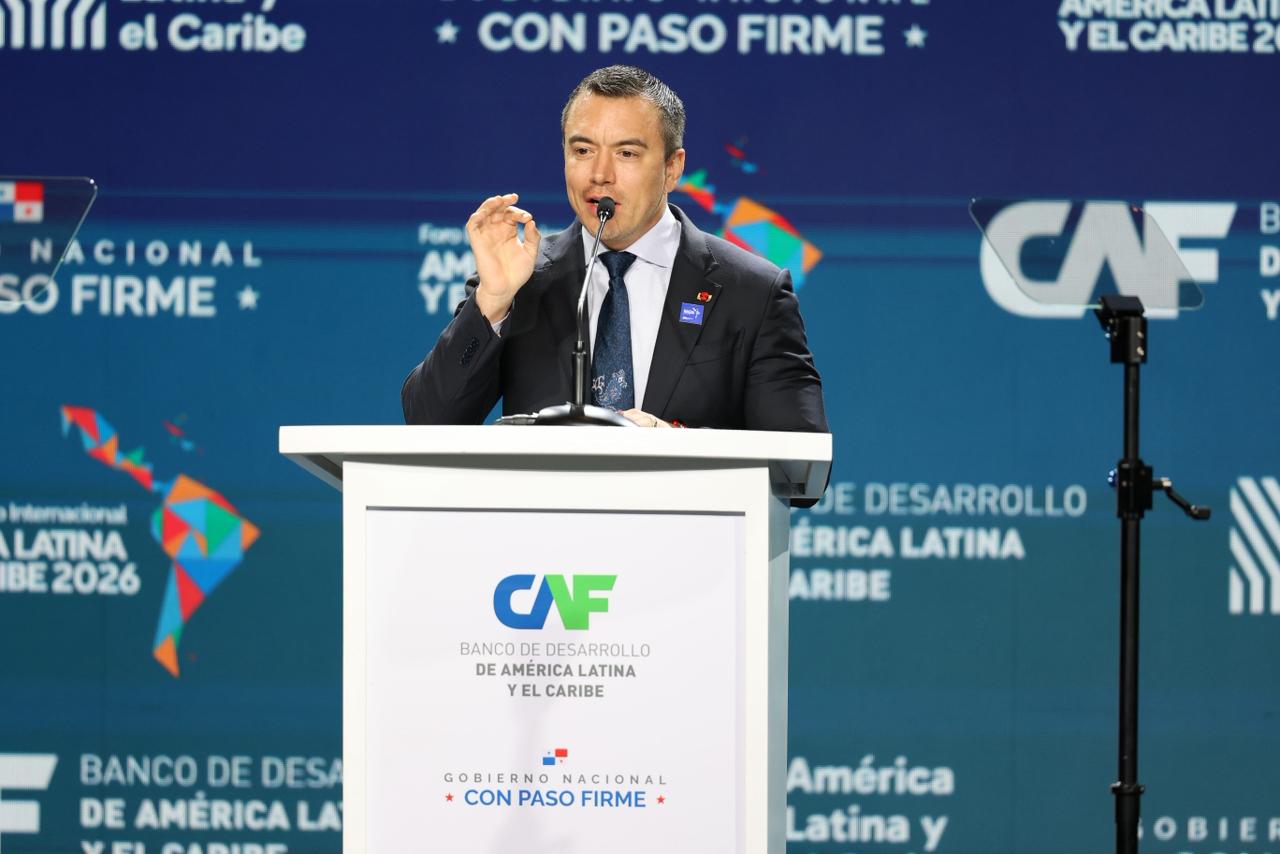 Noboa plantea que América Latina puede crecer hasta 5 % "si trabaja unida"