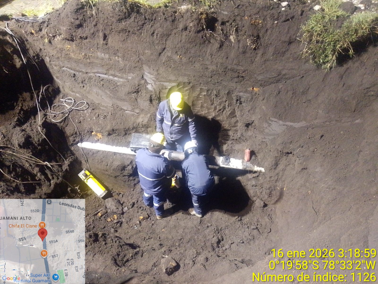 Hallan túnel y un cadáver en vivienda de Guamaní tras denuncia ciudadana