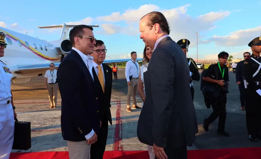 Noboa encabeza delegación ecuatoriana en Foro Económico en Panamá