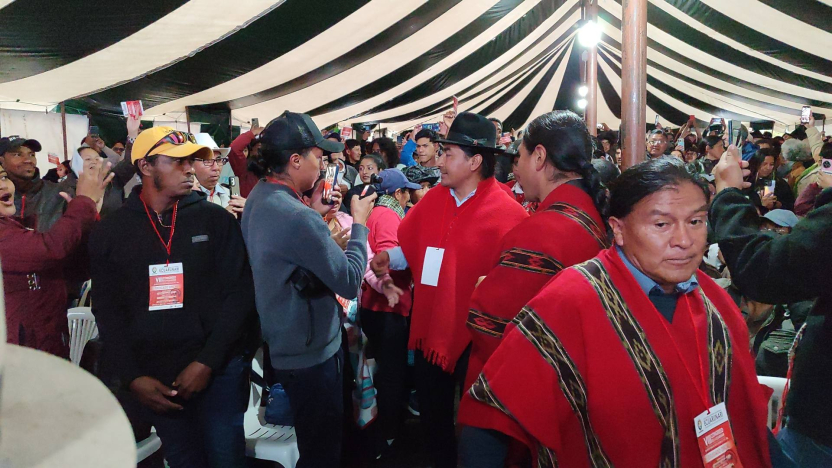 Leonidas Iza es electo presidente de la Ecuarunari