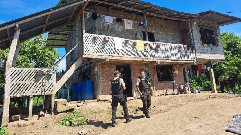 Masacre en Manabí: asesinan a seis personas en una vivienda de Santa Ana
