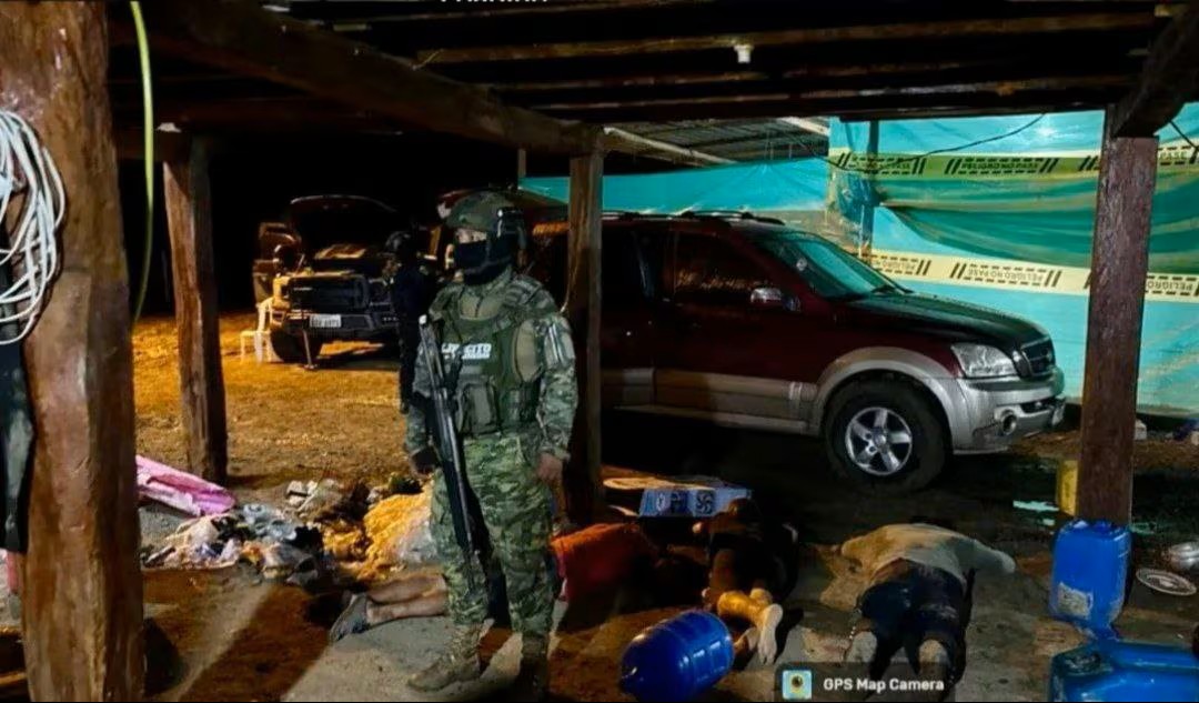 Desmantelan vivienda usada por estructuras criminales en Chone