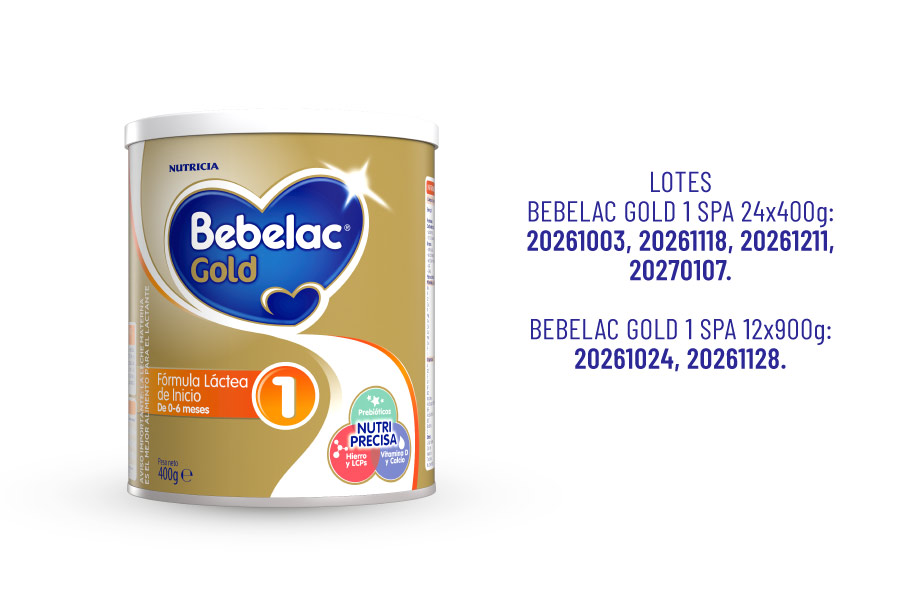 Arcsa retira seis lotes de leche de fórmula BEBELAC GOLD por precaución sanitaria