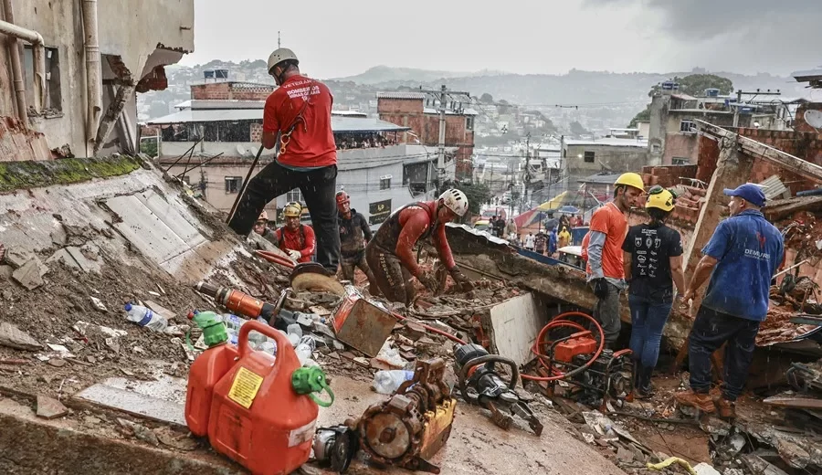 Brasil: fuerte temporal deja al menos 28 muertos y decenas de desaparecidos en Minas Gerais