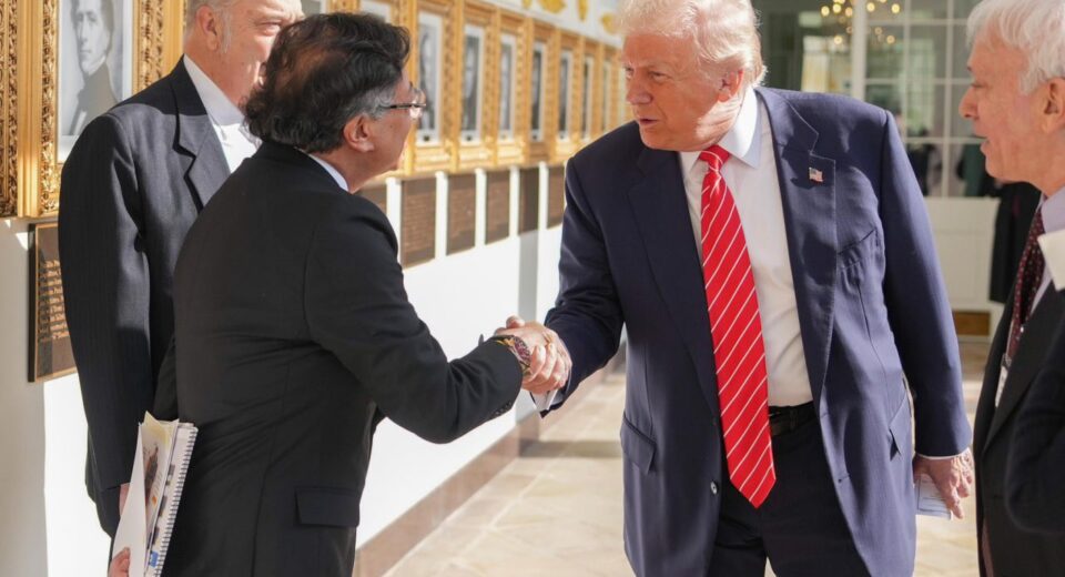 Trump y Petro se reúnen en la Casa Blanca