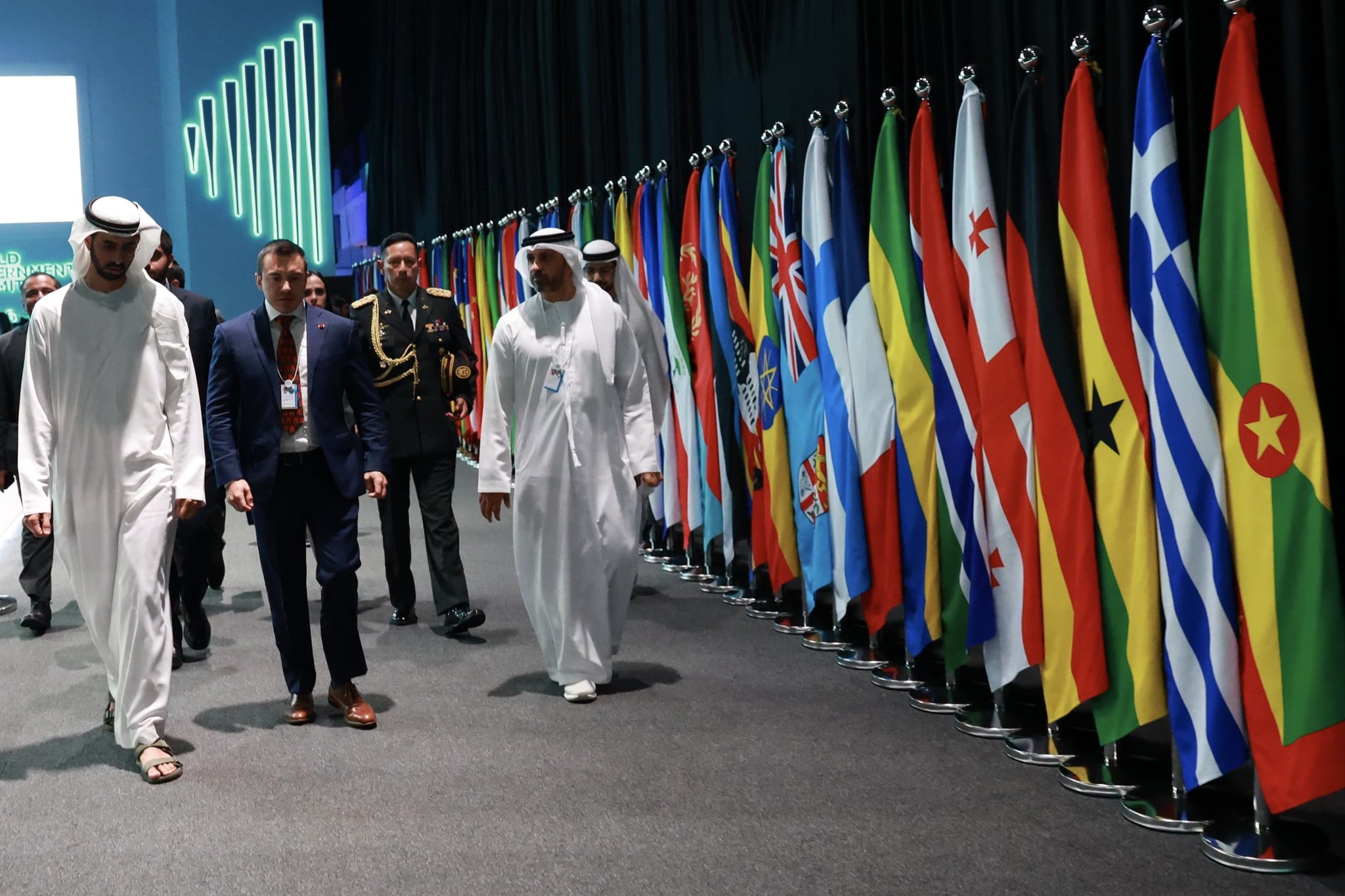 Noboa impulsa inversiones y cooperación bilateral en agenda oficial en Emiratos Árabes Unidos