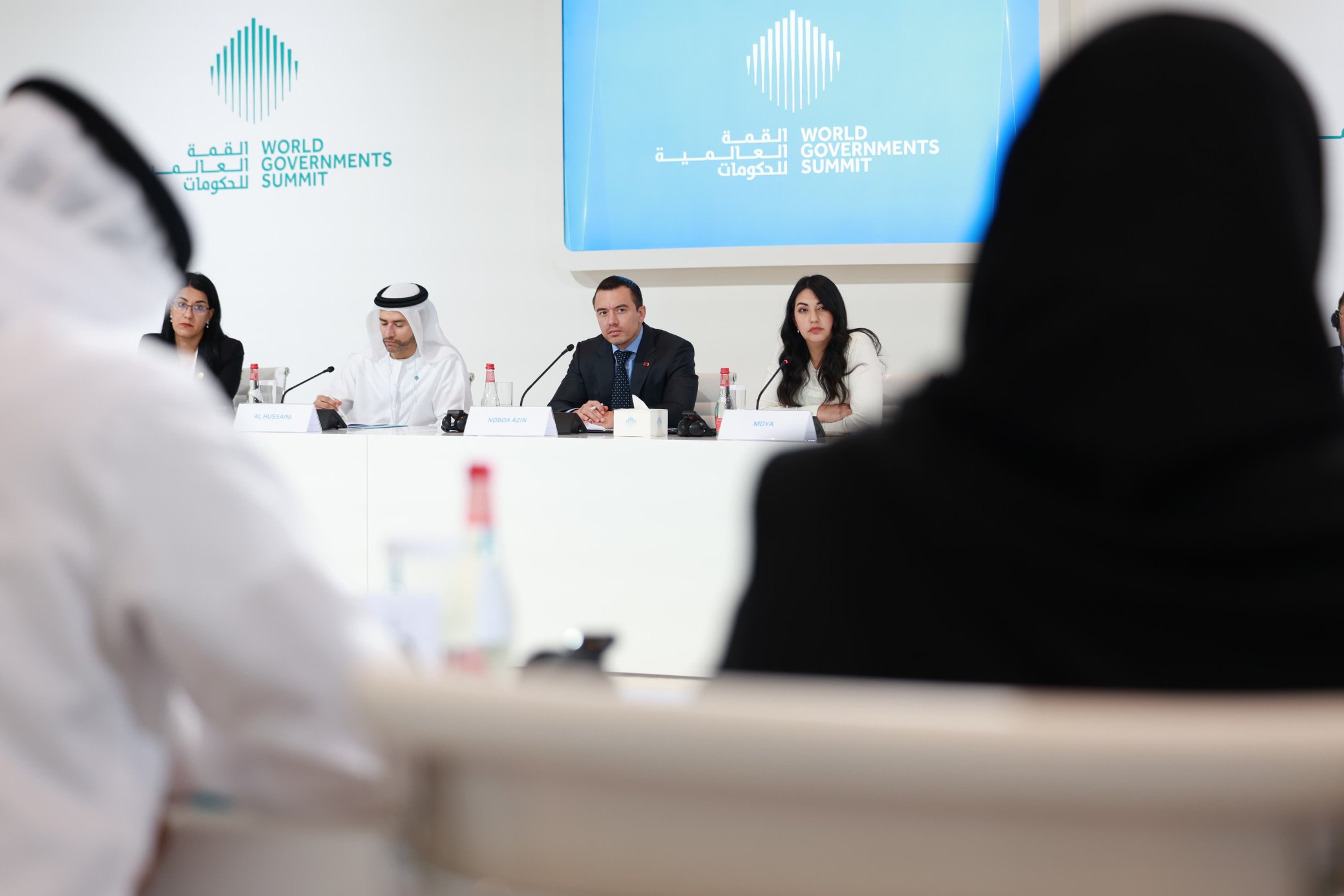 Noboa concluye gira en Emiratos Árabes Unidos y destaca cooperación con Ecuador