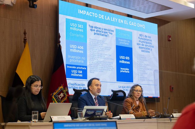 Quito: Concejo Metropolitano acudirá a Corte Constitucional para intentar frenar reforma al COOTAD