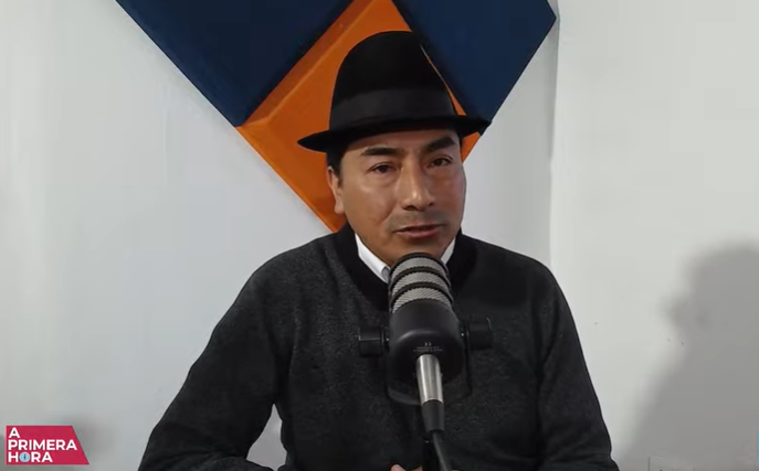 Iza anuncia que Ecuarunari impulsará revocatoria de mandato contra Noboa