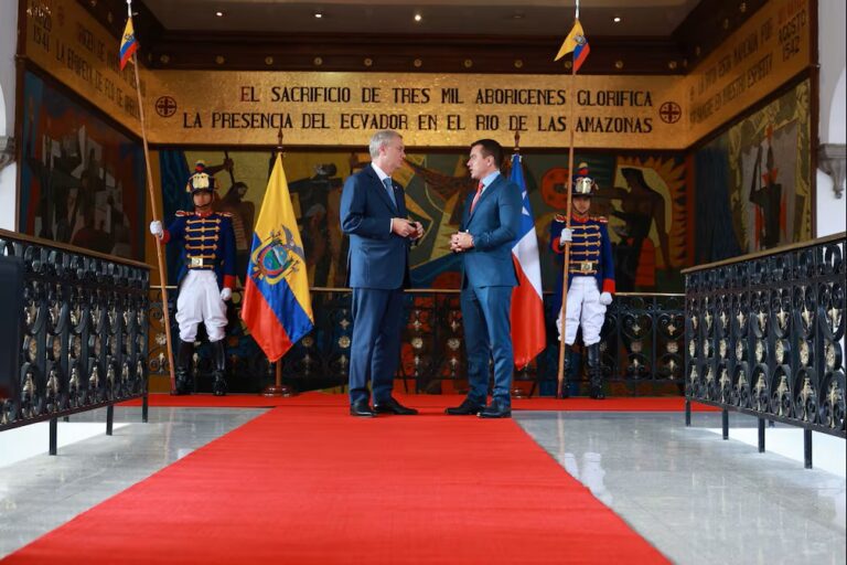 Noboa viajará a Chile para investidura de José Antonio Kast