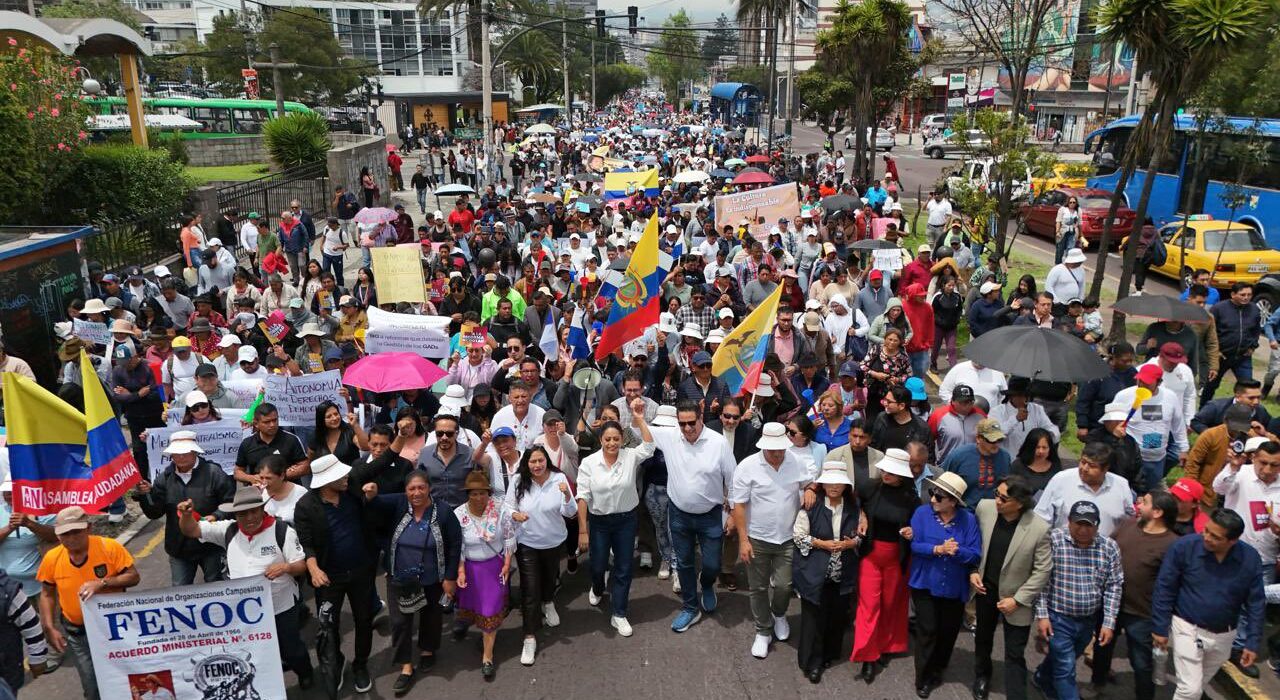 Con movilizaciones ciudadanas, demandas contra reforma al COOTAD llegan a la Corte Constitucional