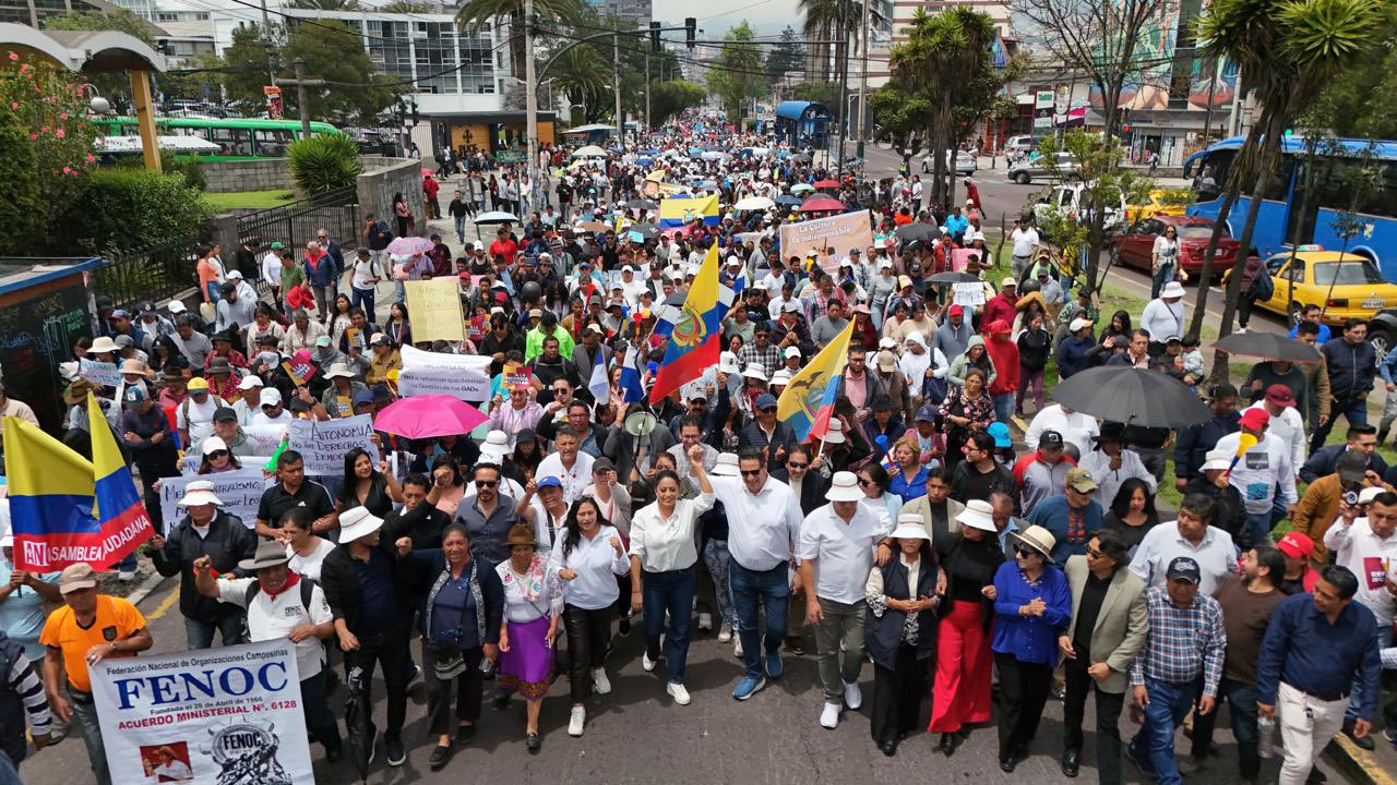 Con movilizaciones ciudadanas, demandas contra reforma al COOTAD llegan a la Corte Constitucional