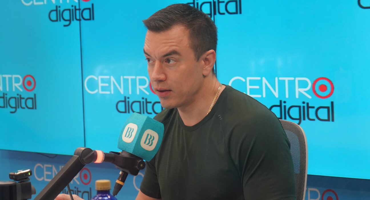 Noboa asegura que su gobierno busca impedir que "criminales sean candidatos"