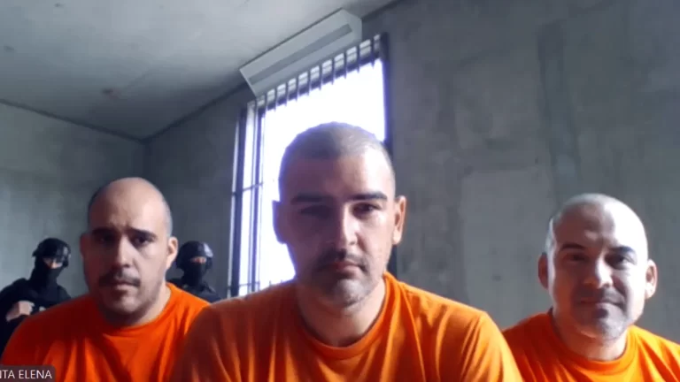 Caso Goleada: Aquiles Alvarez aparece con la cabeza rapada durante audiencia de apelación a prisión preventiva