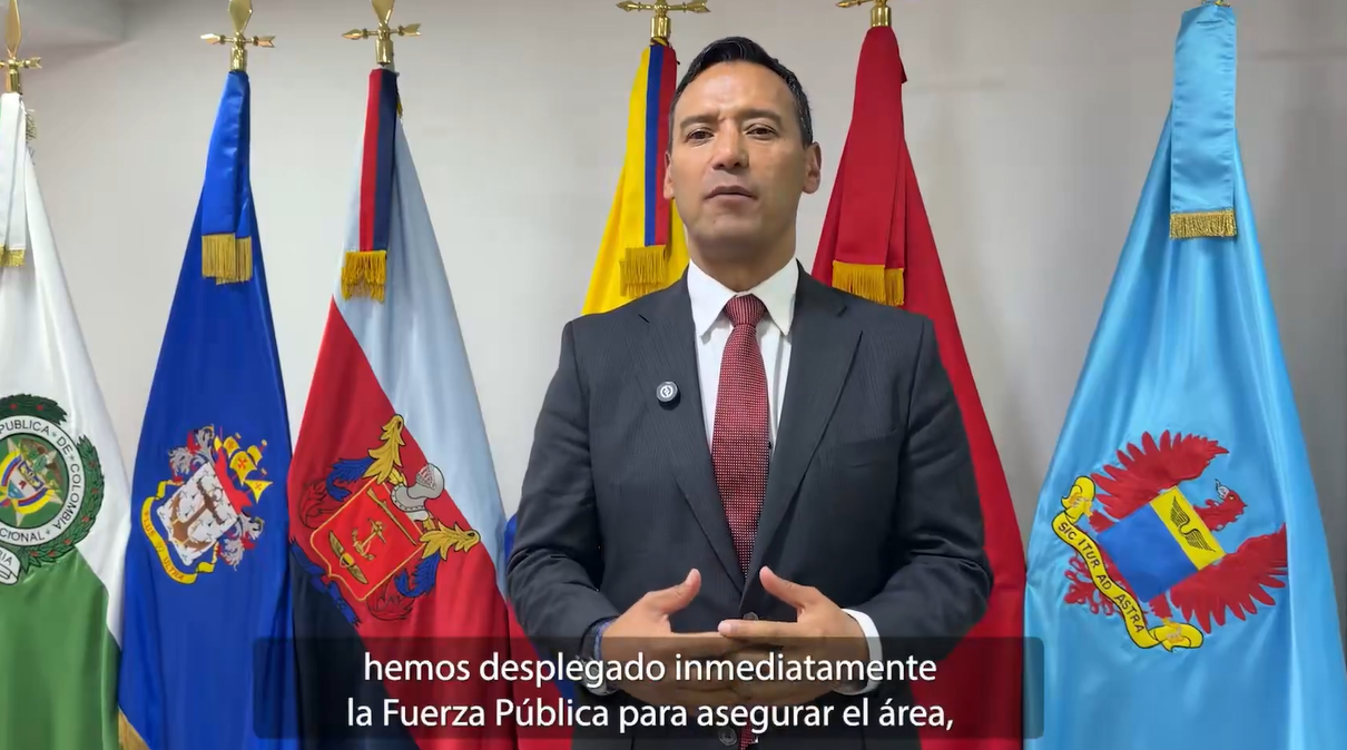 Colombia despliega Fuerza Pública en frontera con Ecuador para verificar origen de posible bomba