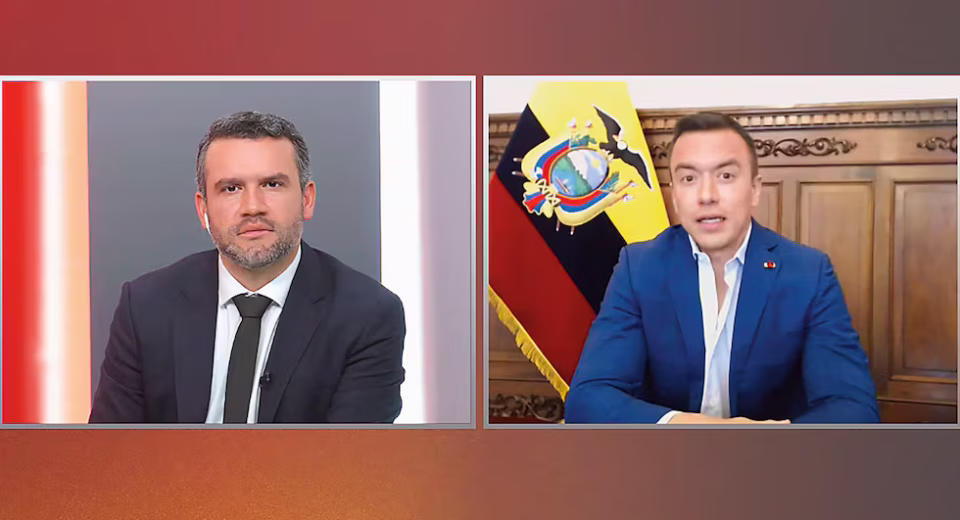 La tensión no cesa: Noboa acusa a Petro de “bailar merengue con la mafia”