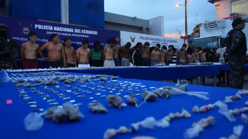 Operativo Apolo deja 20 detenidos, armas y droga incautadas en zonas conflictivas de Guayaquil y Durán
