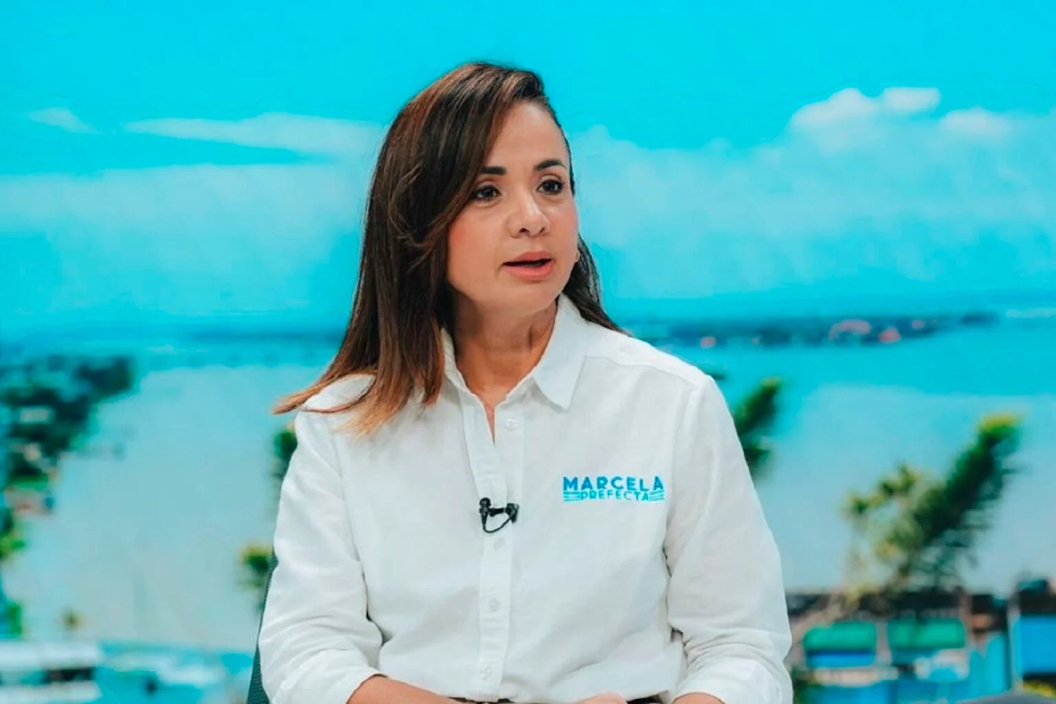 Marcela Aguiñaga anuncia que no irá a la reelección y que renunciará a la Prefectura del Guayas el 14 de mayo
