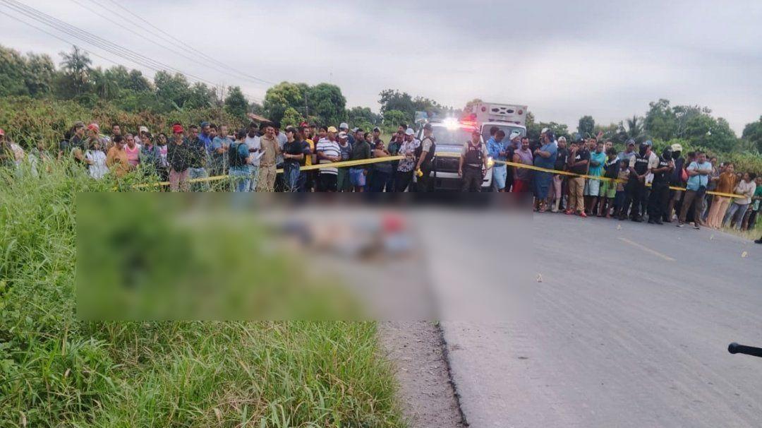 Hallan cinco personas acribilladas en plena vía pública de Guayas