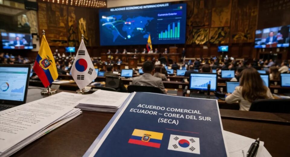Con votos de ADN y PSC, Asamblea Nacional aprueba acuerdo comercial con Corea del Sur: RC se opuso