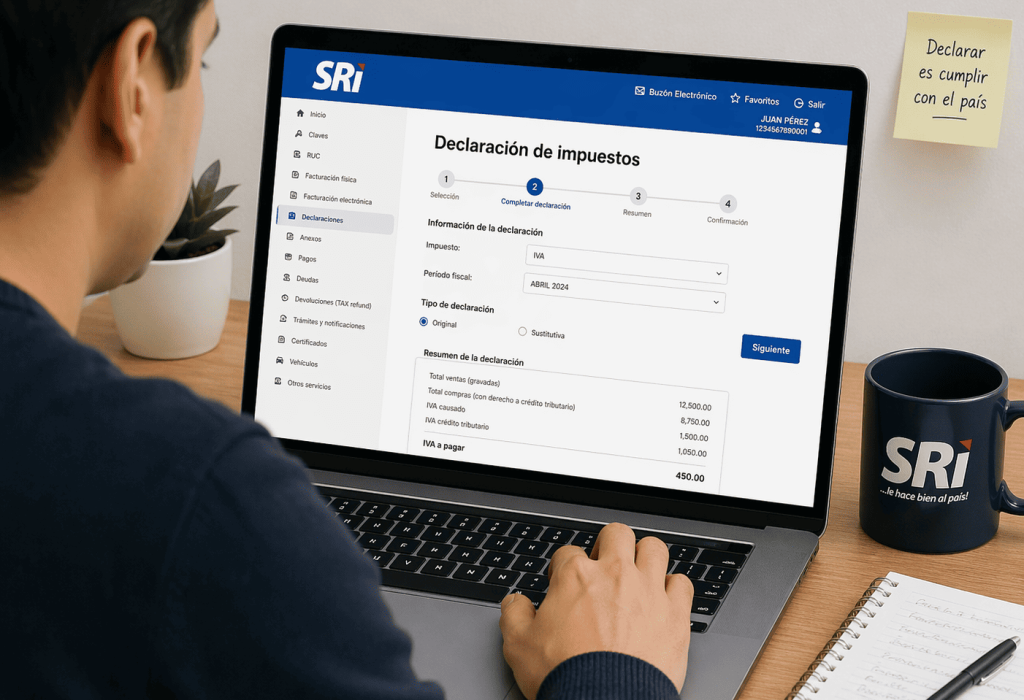 SRI amplía plazos para declaraciones de impuestos tras fallas tecnológicas