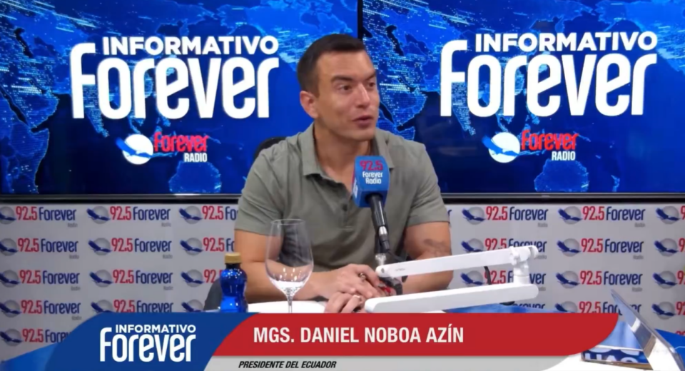 Noboa vuelve a condicionar la relación con Colombia al control fronterizo