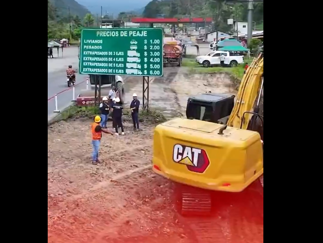 Vía Alóag–Santo Domingo estará cerrada este 15 de abril por obras de ampliación