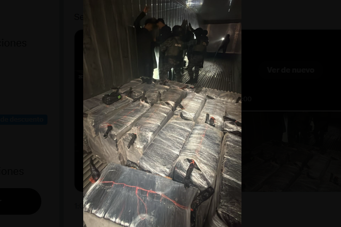 Encuentran 1,5 toneladas de droga dentro de un contenedor en terminal portuaria de Guayaquil