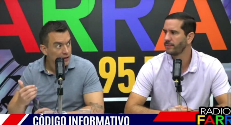 Noboa defiende su Plan Fénix y asegura que se ha capturado el 90% de cabecillas en el país