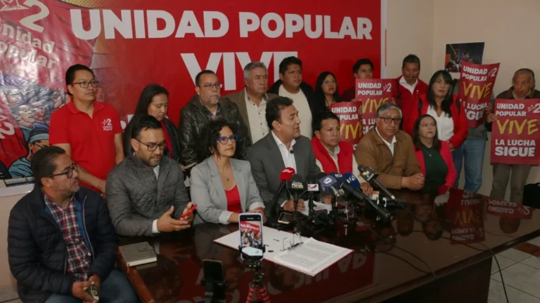 CNE deja en suspenso el pedido de Unidad Popular para revertir su cancelación