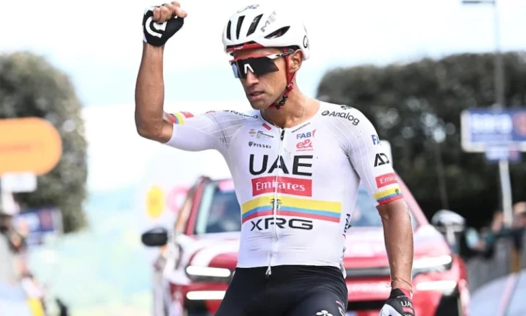 Narváez se adjudica otra etapa en el giro 2026