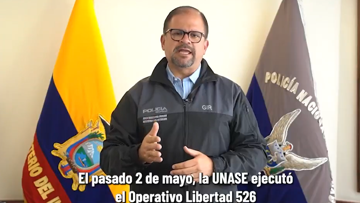Reimberg cuestiona a juez que dejó en libertad a sospechosos de extorsión en El Oro