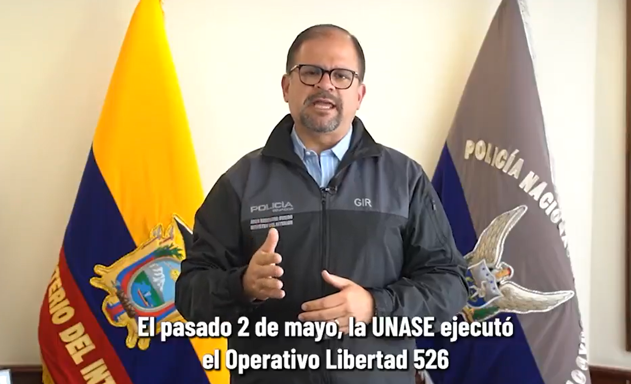 Reimberg cuestiona a juez que dejó en libertad a sospechosos de extorsión en El Oro