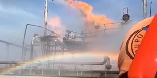 Incendio en planta de gas en Venezuela deja varios heridos