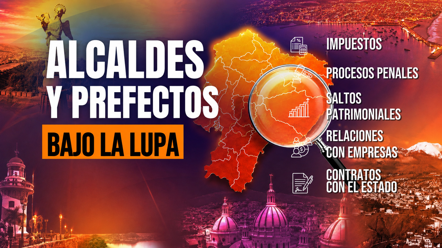 Estela de procesos penales envuelve a la mitad de alcaldes y prefectos