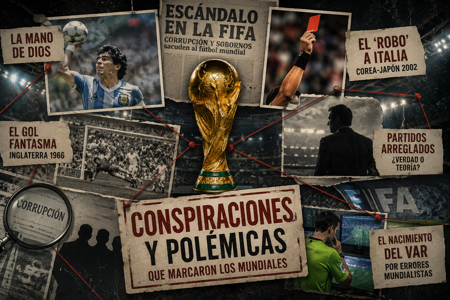 Las mayores conspiraciones y polémicas de la historia de los Mundiales: ¿errores, escándalos o algo más?