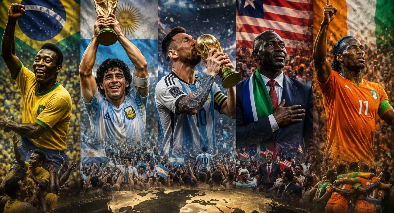 Más que futbolistas: los jugadores que cambiaron la historia de sus países