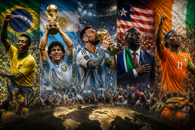 Más que futbolistas: los jugadores que cambiaron la historia de sus países