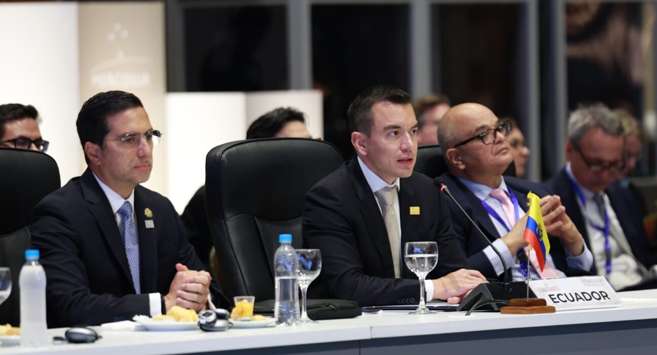 Noboa pide alianza regional contra el narcoterrorismo