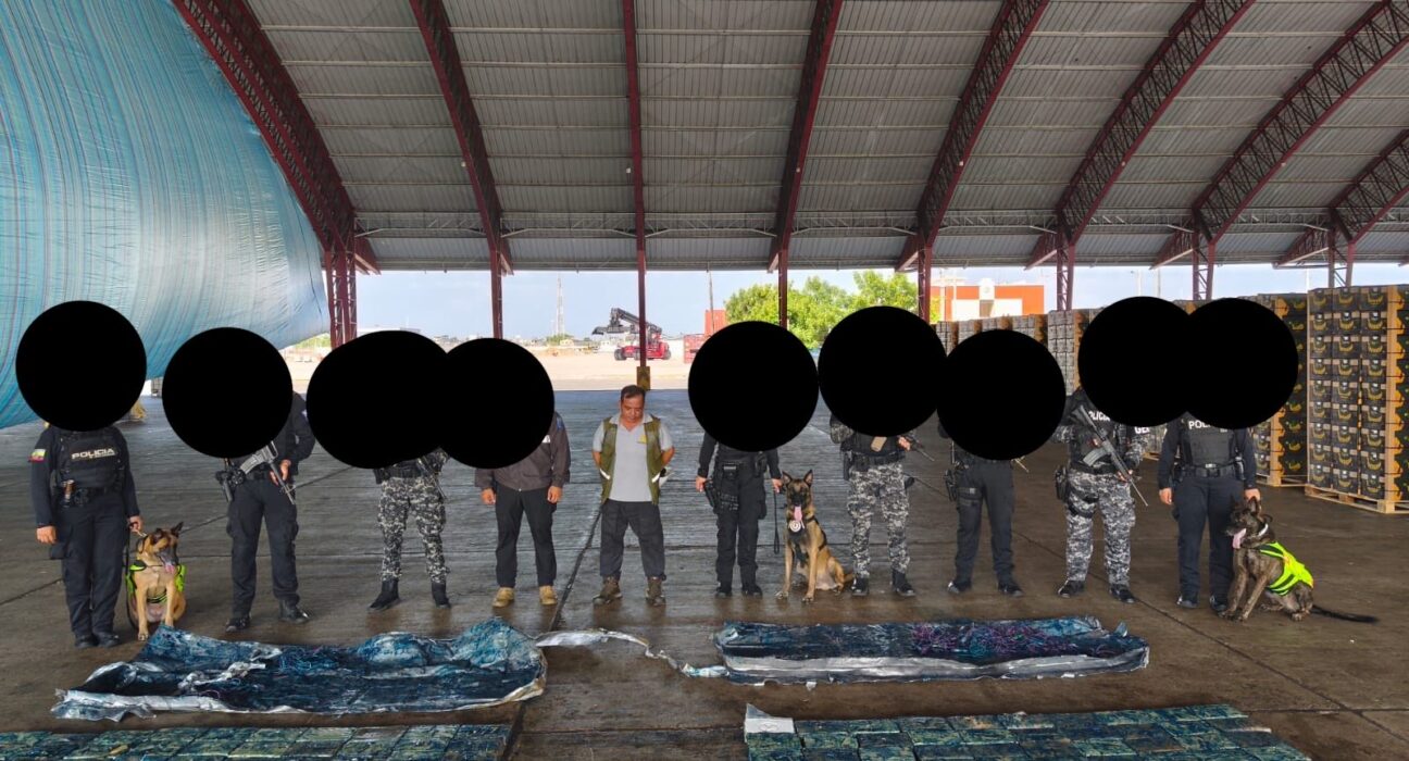 Incautan cocaína en contenedor con destino a Alemania