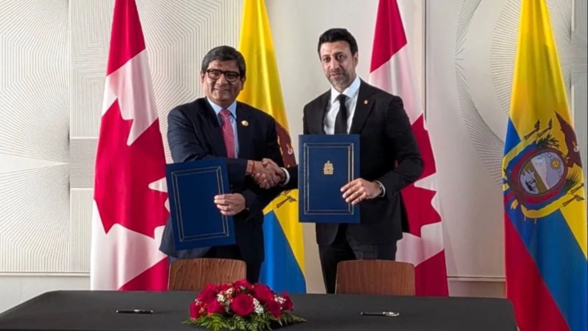 Ecuador firma Tratado de Libre Comercio con Canadá