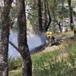 Hombre muere en voraz incendio en local comercial de Daule